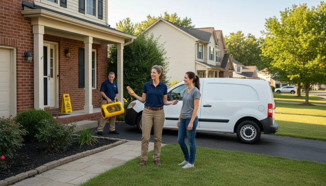 Water restoration image for Dehumidification And Cleanup Services in Thorndike, MA